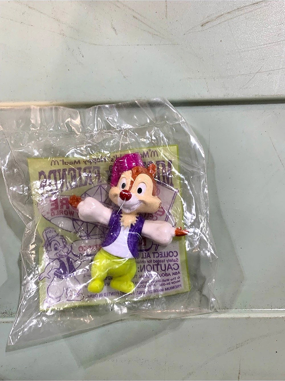 Vintage McDonald's Dale in Morocco Epcot Center Happy Meal Toy NWT